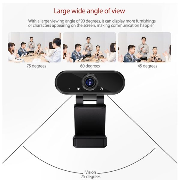 Webcam 1080P HD web camera Built-in Microphone Rotatable Cameras for Live Broadcast Video Calling Conference Work camara web cam