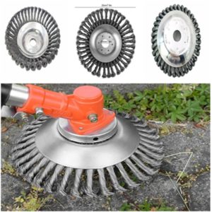 150mm/200mm Steel Wire Trimmer Head Grass Brush Cutter Dust Removal Weeding Plate for Lawnmower Drop shipping Free shipping
