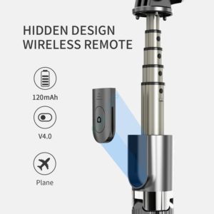 High quality Wireless bluetooth Selfie Stick Tripod With Remote Palo Selfie Extendable Foldable Monopod For Iphone Action Camera