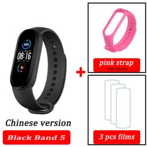 Xiaomi Mi Band 5 Smart Bracelet 4 Color AMOLED Screen Miband 5 Smartband Fitness Traker Bluetooth Sport Waterproof Smart Band