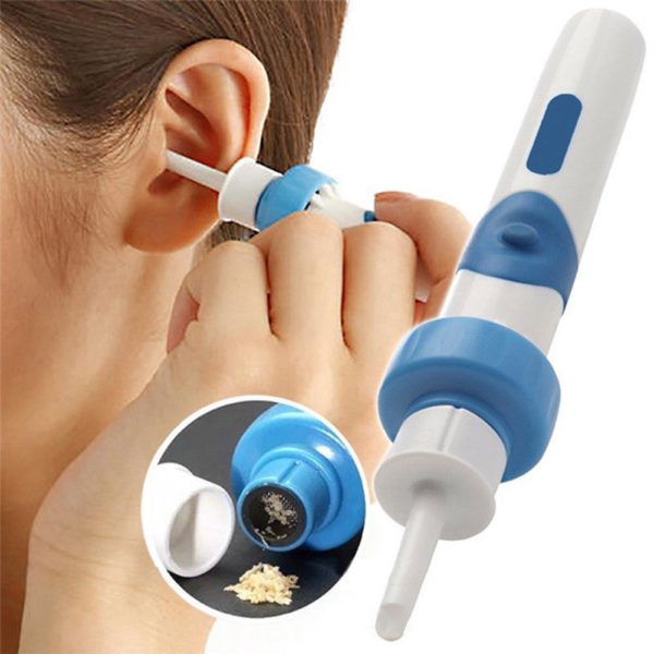 Electric Cordless Safe Vibration Painless Vacuum Ear Wax Pick Cleaner Remover Spiral Ear-Cleaning Device Dig Wax Earpick