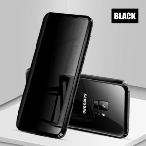 Metal Magnetic Privacy Tempered Glass Phone Case For Samsung Galaxy S10 Plus S8 S9 Note 8 9 10 Plus Magnet Anti-Peeping Cover