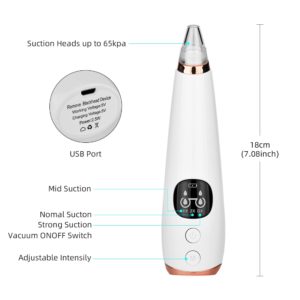 Electric Blackhead Remover Black head Vacuum Pore Cleaner Nose Face Deep Cleansing Skin Care Machine Birthday Gift Dropshipping