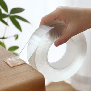 Multifunctional Nano Double-Sided Adhesive Tape Traceless Toothbrush Holder Reusable Tapes Supplies Holders Bathroom Accessories