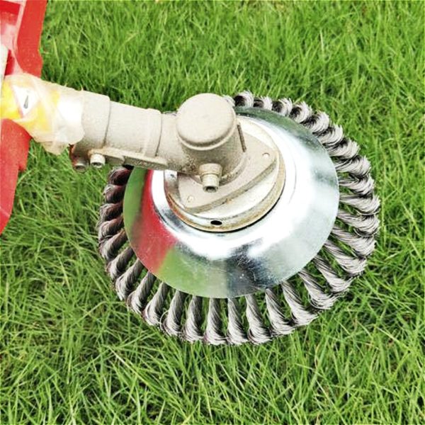 150mm/200mm Steel Wire Trimmer Head Grass Brush Cutter Dust Removal Weeding Plate for Lawnmower Drop shipping Free shipping