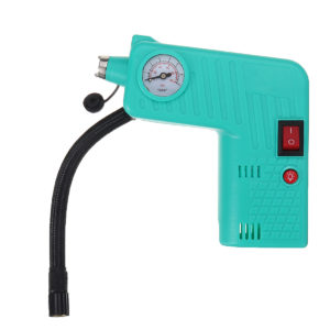 12V Portable Air Tire Inflator Pump LED Safety Hammer Compressor For Motorcycle Electric Auto Car Bike