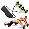 Muscle Exercise Equipment Home Fitness Equipment Double Wheel Abdominal Power Wheel Ab Roller Gym Roller Trainer Training